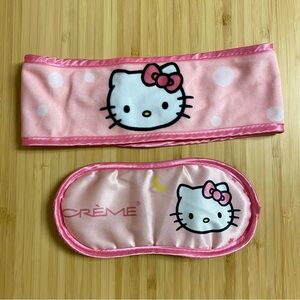 Hello Kitty x Creme Headband & Sleep Mask Bundle